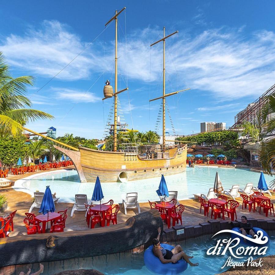 Diroma Resort Internacional Incluso 1 Acesso Ao Acqua Park Vulcao Caldas Novas Exterior photo